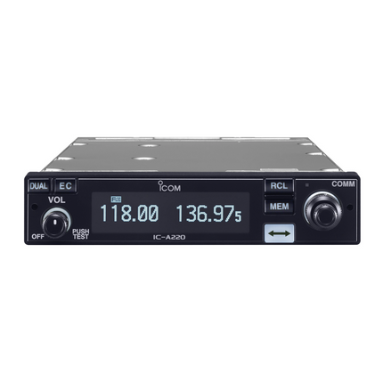 Icom A220 VHF Air Band Mobile | Intercom and OLED Display I Discontinued