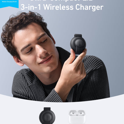 Anker MagGo Wireless Charging Station (3-in-1, Foldable Pad)
