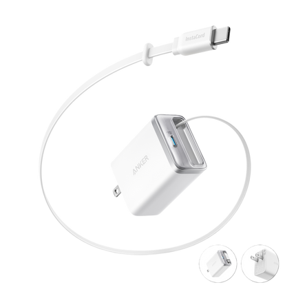 Anker Nano Charger (35W, Built-In Retractable USB-C Cable)