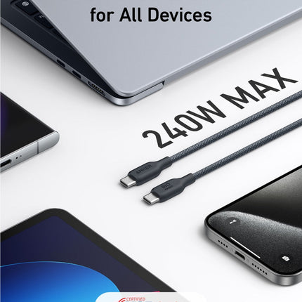 Anker <b>543</b> USB C to USB C Cable (240W, 10 ft)