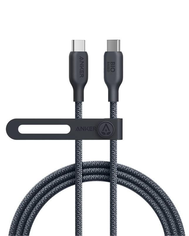 Anker <b>543</b> USB-C to USB-C Cable (Bio-Braided,6 ft)