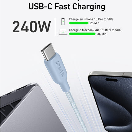 Anker <b>543</b> USB-C to USB-C Cable (Bio-Braided)