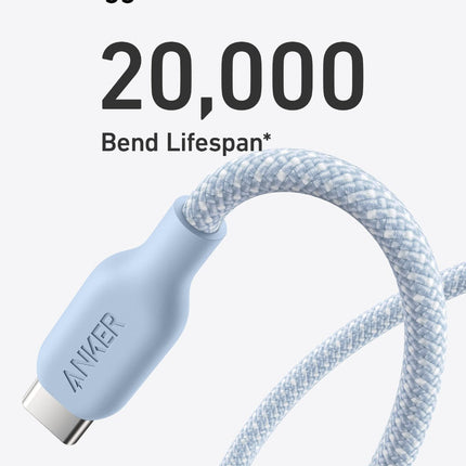 Anker <b>543</b> USB-C to USB-C Cable (Bio-Braided,6 ft)