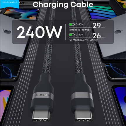 Anker Laptop Power Bank (25K, 165W, Built-In and Retractable Cables)