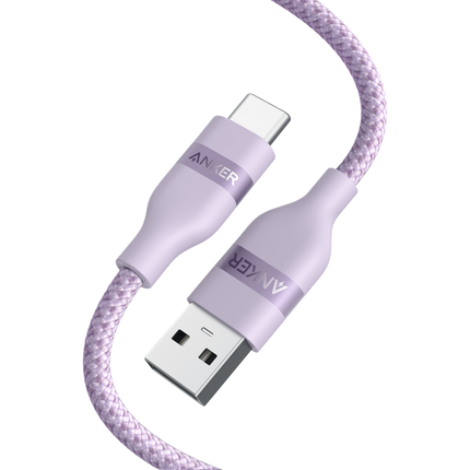 Anker USB-A to USB-C Cable (3 ft/6 ft, Upcycled-Braided)