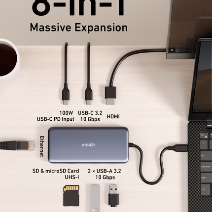 Anker <b>555</b> USB-C Hub (8-in-1)