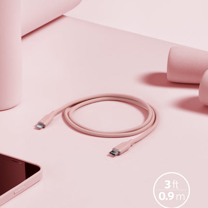 Anker <b>641</b> USB-C to Lightning Cable (Flow, 3 ft Silicone)