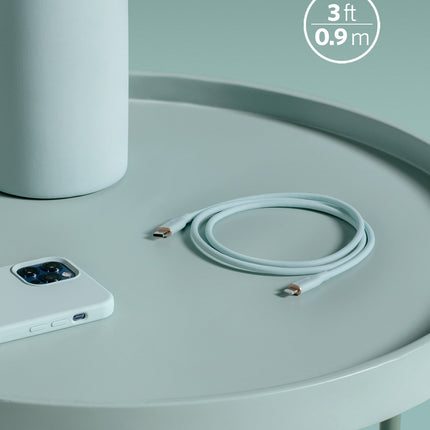 Anker <b>641</b> USB-C to Lightning Cable (Flow, 3 ft Silicone)