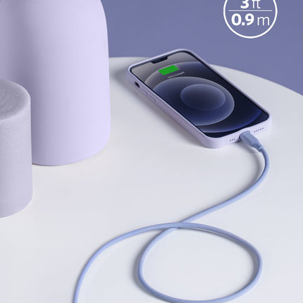 Anker <b>641</b> USB-C to Lightning Cable (Flow, 3 ft Silicone)