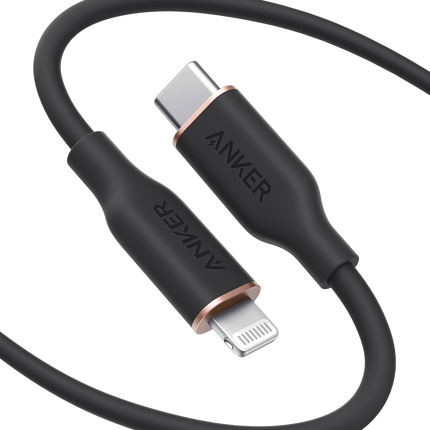 Anker <b>641</b> USB-C to Lightning Cable (Flow, Silicone)