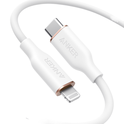 Anker <b>641</b> USB-C to Lightning Cable (Flow, 3 ft Silicone)