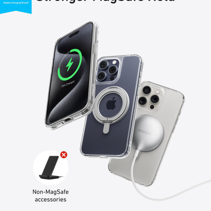Anker MagGo Magnetic Case with Stand (360° Ring Stand)
