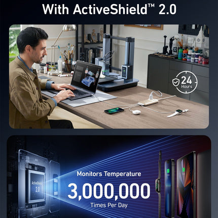 Anker <b>727</b> Charging Station (GaNPrime 100W)