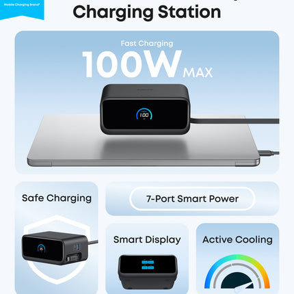 Anker Nano Charging Station (7-in-1, 100W)