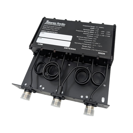 Atlantic Radio Duplexer Series (VHF/UHF 50W 6-Cavity) for Repeaters