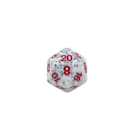 Alabaster Malphite - 7 Piece DnD Dice Set | Acrylic RPG Gaming Dice