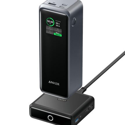 Anker Prime 27,650mAh Power Bank (250W) and 100W Charging Base