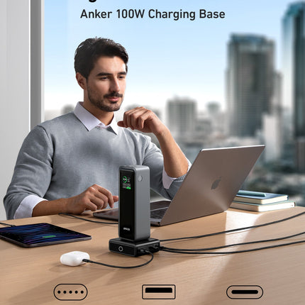Anker Prime 27,650mAh Power Bank (250W) and 100W Charging Base
