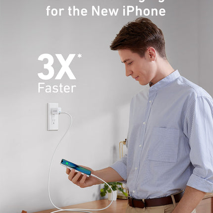 Anker <b>511</b> Charger (Nano) with USB-C to Lightning Cable