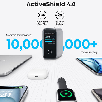 Anker Charger (140W, 4-Port, PD 3.1) with USB-C Cable