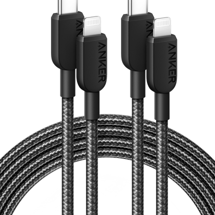 Anker <b>310</b> USB-C to Lightning Cable (6 ft, 2-Pack)