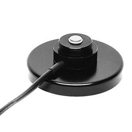 PCTEL BG Black Magnetic Mount with 12 ft RG58A/U Cable and UHF Male (PL-259)