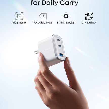 Anker Nano Charger (70W, 3 Ports)