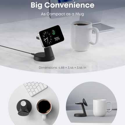 Anker MagGo Wireless Charging Station (3-in-1, Dock Stand)