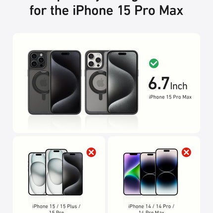 Anker MagGo Magnetic Case with Stand (360° Ring Stand)