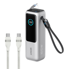 Silver / Power Bank + 3ft Cable