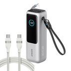 Silver / Power Bank + 6ft Cable