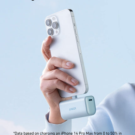 Anker Nano Power Bank (12W, Built-In Lightning Connector)