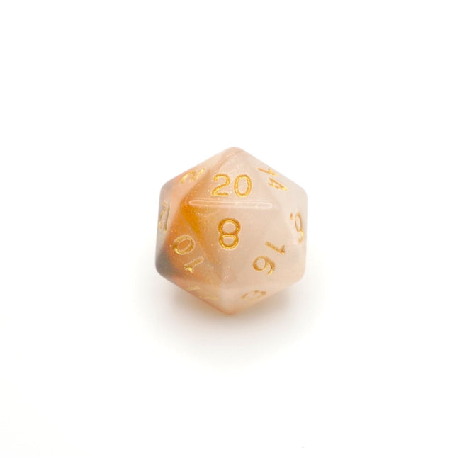 Jovian Cloud - 7 Piece DnD Dice Set | Acrylic RPG Gaming Dice