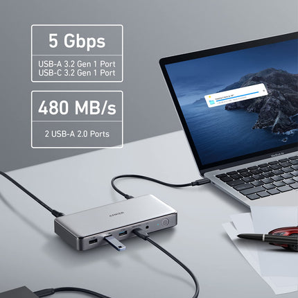 Anker <b>563</b> USB-C Docking Station (10-in-1)