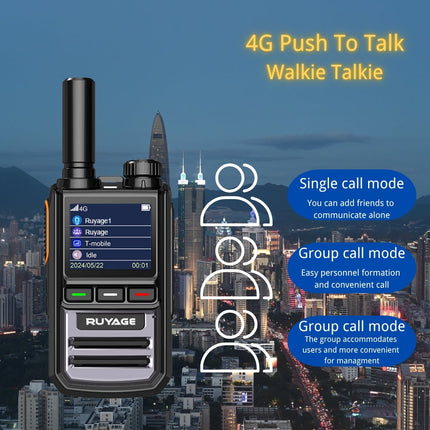 RUYAGE R1 4G LTE PoC Radio Long Range Nationwide Walkie Talkie