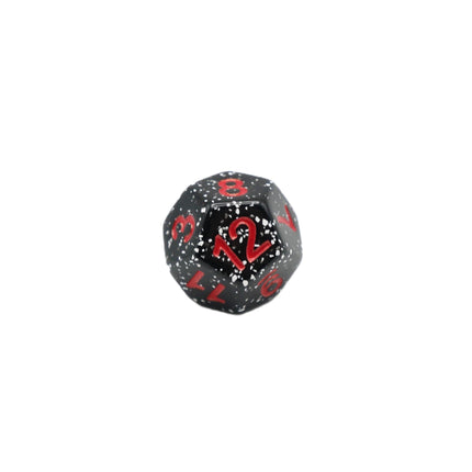 Obsidian Malphite - 7 Piece DnD Dice Set | Acrylic RPG Gaming Dice