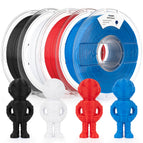 Black/White/Red/Blue