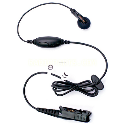 Motorola PMLN5733A Mag One Earbud with In-Line Microphone and PTT