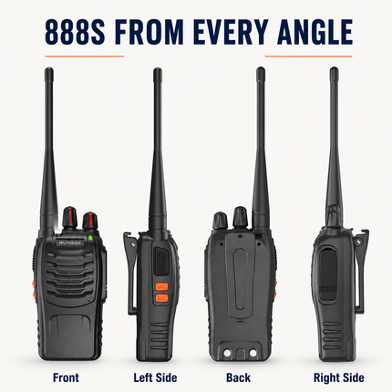 RUYAGE 888S UHF Walkie Talkies 2 Pack