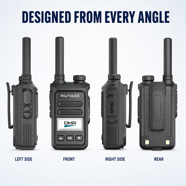 RUYAGE DP20 UHF DMR Digital Two-Way Radio – Motorola Compatible