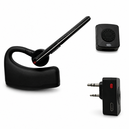 RUYAGE HB780D Bluetooth PTT Headset Kit for K-Type Walkie Talkies