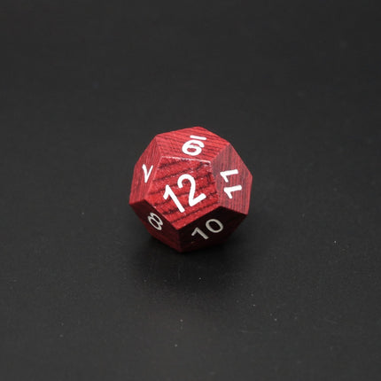 Redwood Forest - 7 Piece DnD Dice Set | Wood RPG Gaming Dice