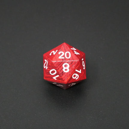 Redwood Forest - 7 Piece DnD Dice Set | Wood RPG Gaming Dice