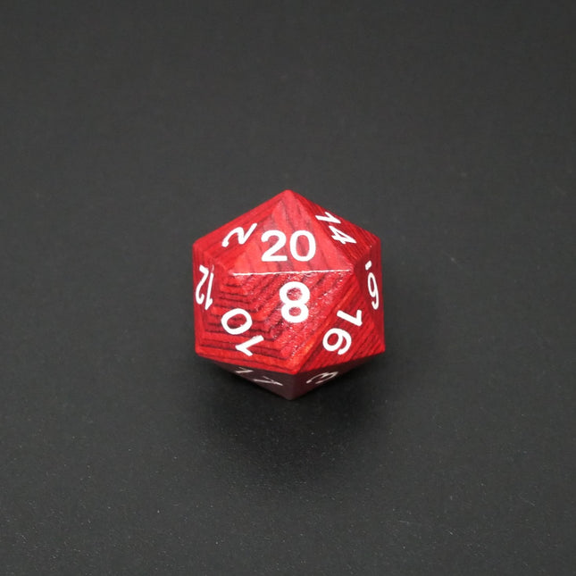 Redwood Forest - 7 Piece DnD Dice Set | Wood RPG Gaming Dice