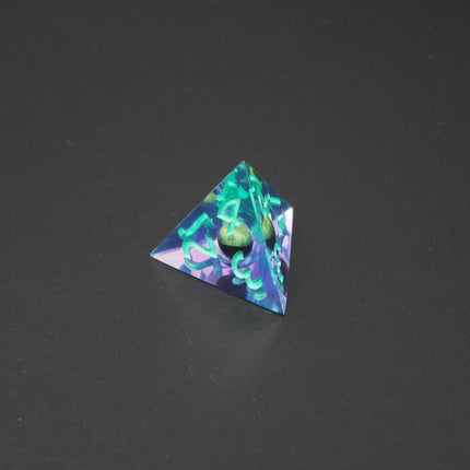 Remorhaz's Eye |  7 Piece Moving Eye DnD Dice Set | Acrylic RPG Gaming Dice