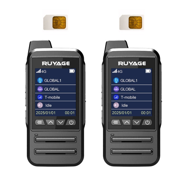RUYAGE IP67 Waterproof 4G LTE PoC Radio Long Range Walkie Talkie