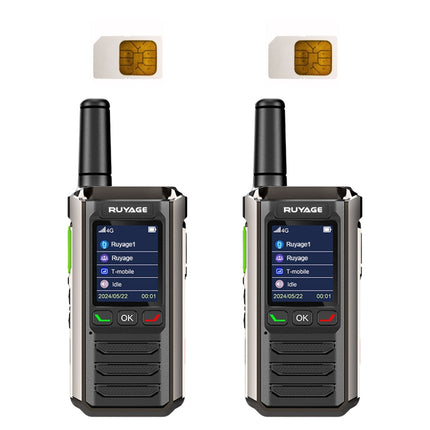 RUYAGE R0 4G LTE PoC Radio Long Range Nationwide Walkie Talkie