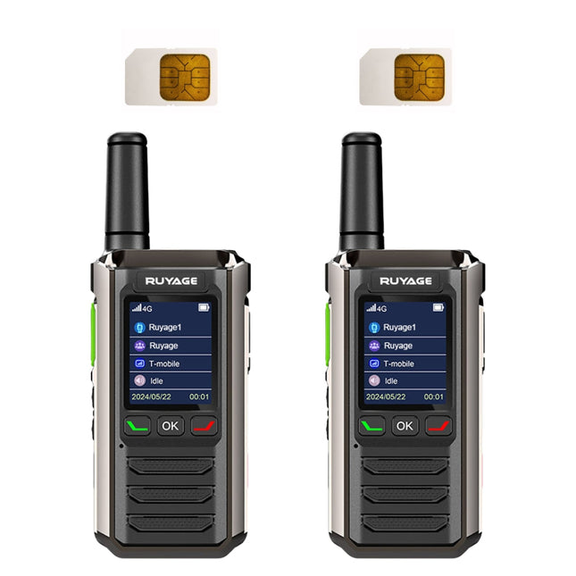 RUYAGE R0 4G LTE PoC Radio Long Range Nationwide Walkie Talkie