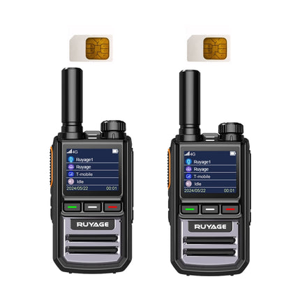 RUYAGE R1 4G LTE PoC Radio Long Range Nationwide Walkie Talkie