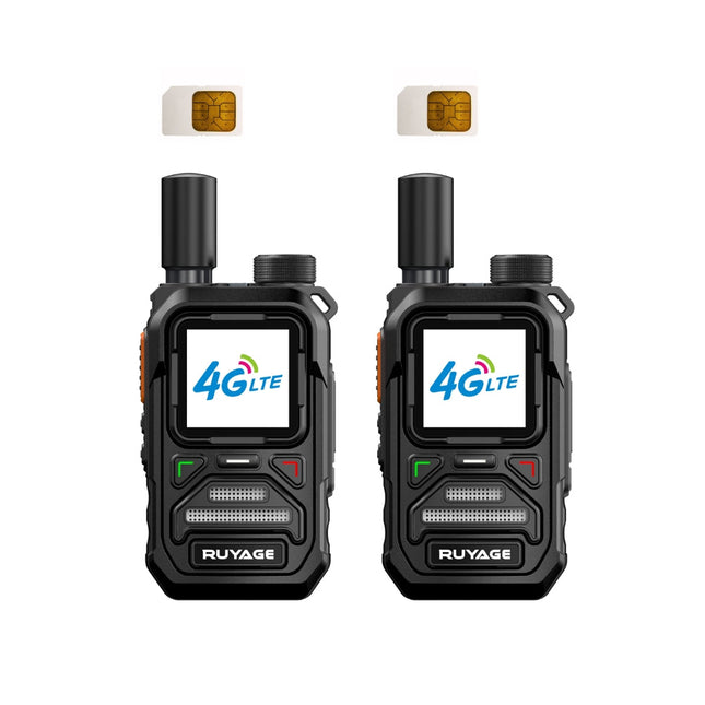 RUYAGE X10 4G LTE PoC Radio Long Range Nationwide Walkie Talkie